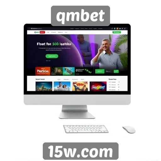 Acesso e navegação no site qmbet